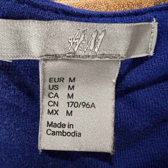 H&M blue dress women's size medium - Picture 3 of 3